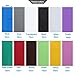OCR 300PCS Flat PVC Heat Shrink Tubing Battery Wrap for 1x 18650 Battery(29.5mm *12 Colors)