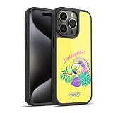 Head Case Designs Licenza Ufficiale Peanuts Cowabunga! Snoopy Aloha Disco Cover in Gel Rinforzata [Protezione di Grado Militare] Compatibile con Apple iPhone 15 PRO
