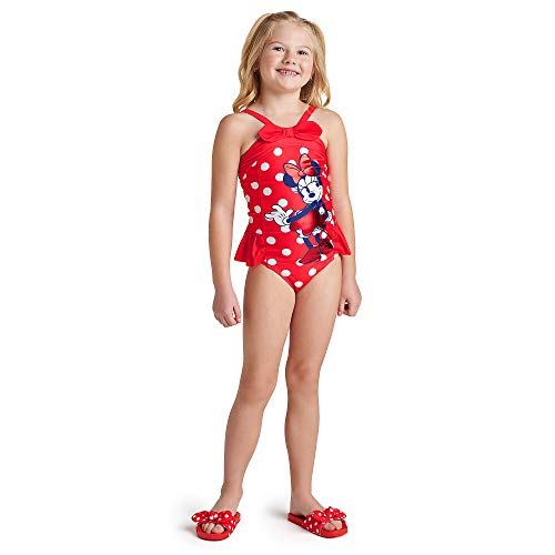 Disney Minnie Mouse Polka Dot Swimsuit for Girls2