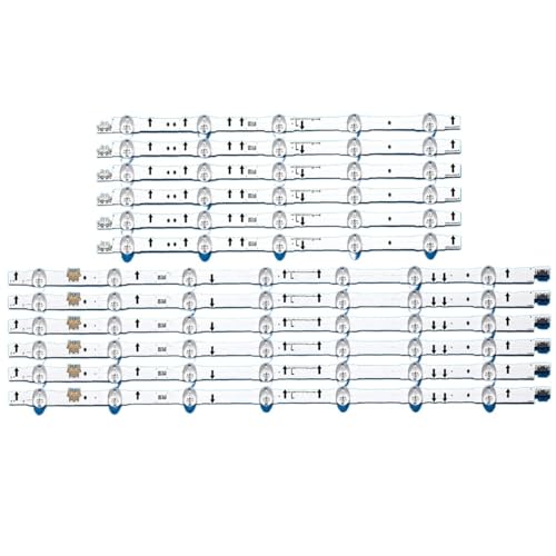 OOGEWSD 12Pcs LEDbacklight strip Fit for D4GE-550DCB-R3 Fit for D4GE-550DCA-R3 Fit for CY-GH05BGLV4H Fit for UE55J5670UE UN55J63