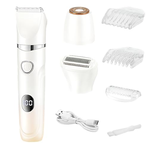 Removedor de pelo eléctrico para mujer 3 en 1 recargable para zona bikini