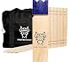 Kubb FrotzDesign – Wikingerspiel aus Gummiholz für 2-12 Spieler