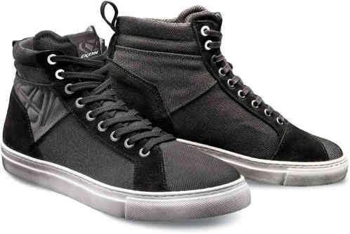 Ixon イクソン Vulcan オートバイシューズ ライディングシューズ スニーカー バイク レジャー かっこいい (45 ブラッ