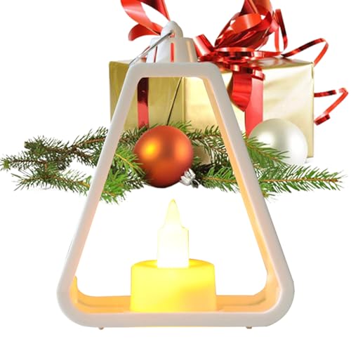 Luces LED de Navidad | Decoración de casa de campo LED Luces nocturnas - Faroles retro de vacaciones para interiores y exteriores, patio, pasillo, mesas de comedor, salas de estar