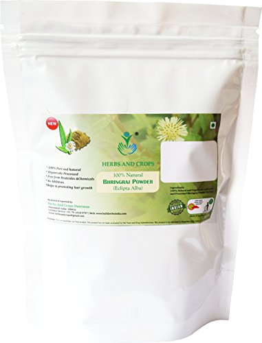 Herbs and Crops Natural Bhringraj Powder, 227g