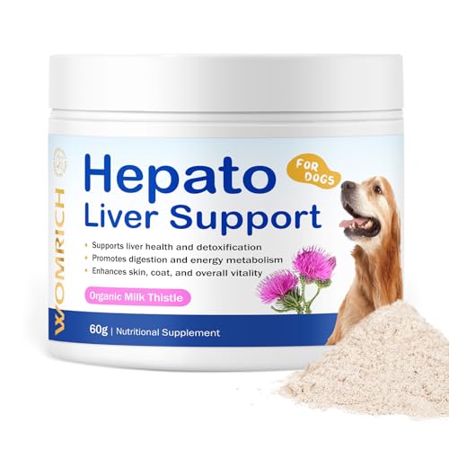 Hepato Liver Support for Dogs | Milk Thistle for Dogs with Vitamin B Complex, Supports Liver Health & Detox, Promotes Digestion and Energy Metabolism, Enhances Skin, Coat, Overall Vitality