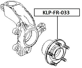 Kit Cuscinetto Ruota NTY KLP-MS-033 – Anteriore Sinistro/Destro, Diametro 75 Mm, Per Mitsubishi Colt VI E Smart Forfour