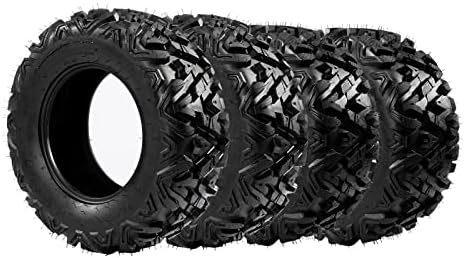 MOTOOS ATV UTV Tires 25x8-12 Front & 25x10-12 Rear Sport All Terrain 25x8x12 25x10x12 Race Mud Kart Tires Tubeless 6 PR Set of 4