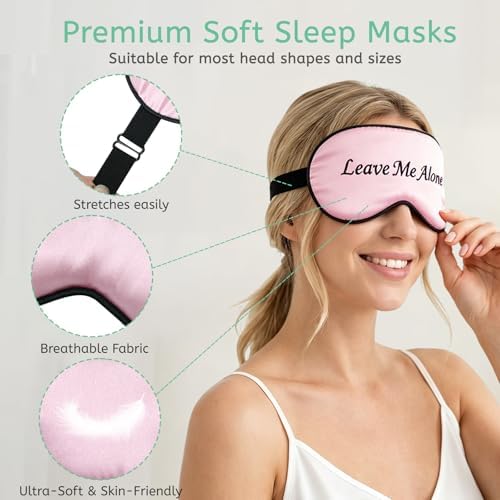 Sleep Mask Travel Case, Compact Lightweight Accessory for Travel and Daily Use - 5 Pack Sl detail image
