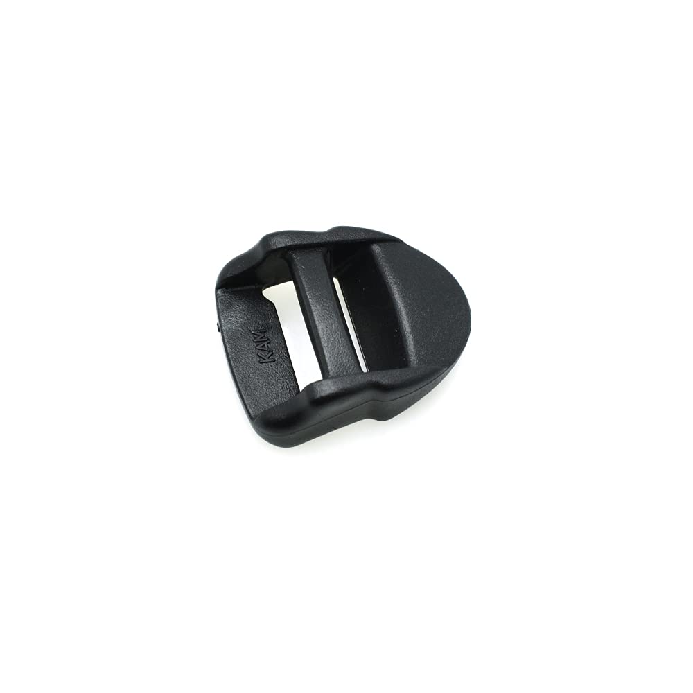 10pcs Plastic Ladder Lock Slider Buckles Backpack Straps Black-image-43