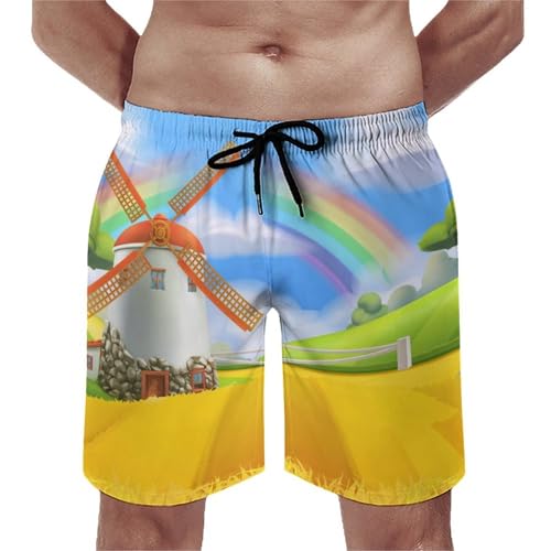 Maillot de bain séchage rapide arc-en-ciel pour un confort optimal en été