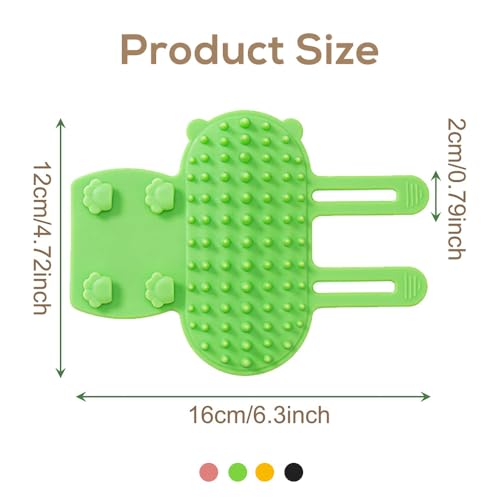 Image of Mixed Color 4 Pack Cat Self Groomers - Wall Corner Groomers, Massage Comb & Shedding Brush for Long /Short Fur Cats, Pet Tickling Artifact, Adjustable, for Table Legs & Climbing Frames