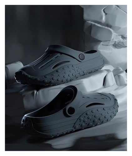 Step on poop feeling thick soled 4.0cm perforated shoes 2025 new casual sports trend two on cool slippers for men and women3