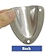TuoP Boat Wire Cable Hole Ventilator Cover - Clam Shell Vent Shield for Marine Boat, Stainless Steel, 2-1/4