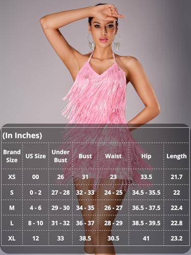 Image of Kaei&Shi Sequin Fringe Romper,Sparkly Glitter Metallic Jumpsuits For Women,Backless Shorts Dress Disco Birthday Dance Outfit