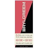 Brylcreem 3-in-1 Original High Shine Men's Hair Cream for Styling, Strengthening, and Conditioning, Alcohol-Free, 132 mL
