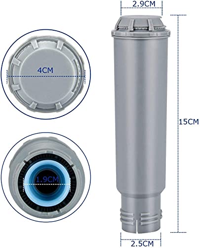 Image of Coffee Machine Water Filter Cartridges for Melitta /Krups Claris F088 F088 01 /Siemens TCZ60003 /AEG /Neff /Bosch TCZ6003 (Pack of 2)