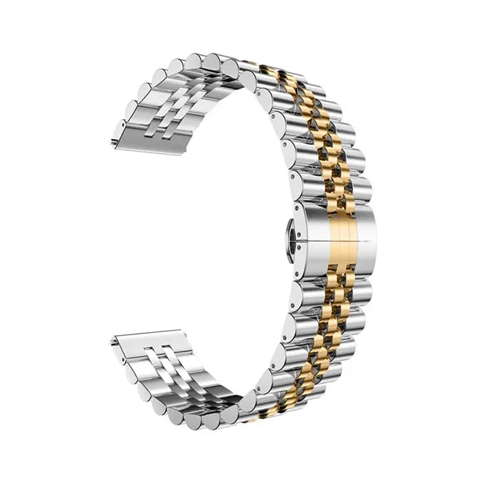Valente 22mm Rado Heavy Metal Watch Strap for Nose halo, Colorfit Pro 3,Colorfit Ultra,Oneplus Watch,Fossill Gen 5E 44mm, 5(44mm),firebol Invincible Plus, Legacy & Cosmos Luxe 2.0-picture-14