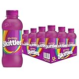 SKITTLESβ’ Candy Flavored Drink - Wild Berry Flavor | Bulk Candy Drinks with Fruity Flavors | 12 Fl oz. Bottles, Pack of 12