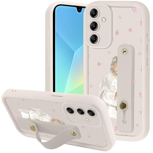 Coque Samsung A16 5G chrétienne avec dragonne silicone antichoc Funda