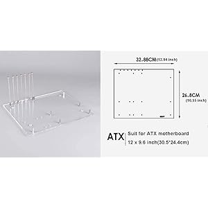 PC Open Frame Test Bench ITX ATX Mini ITX MATX EATX Motherboard Transparent Acrylic Overlock Computer Case DIY Mod Base Stand PC Open Frame Test Bench ITX ATX Mini ITX MATX EATX Motherboard Transparent Acrylic Overlock Computer Case DIY Mod Base Stand