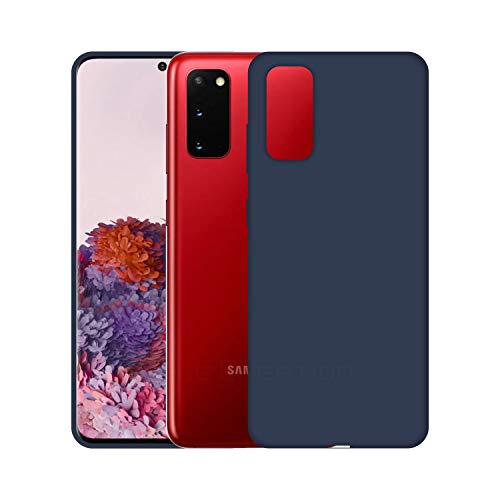 Image of Case Creation Luxurious OG Series for Samsung Galaxy S20 FE Case Cover,Anti-Dirty Slim Case Frosted Matte Cute Candy TPU Raised Bezel (Splash of Color) Back Cover for Samsung S20 FE -Electric Blue