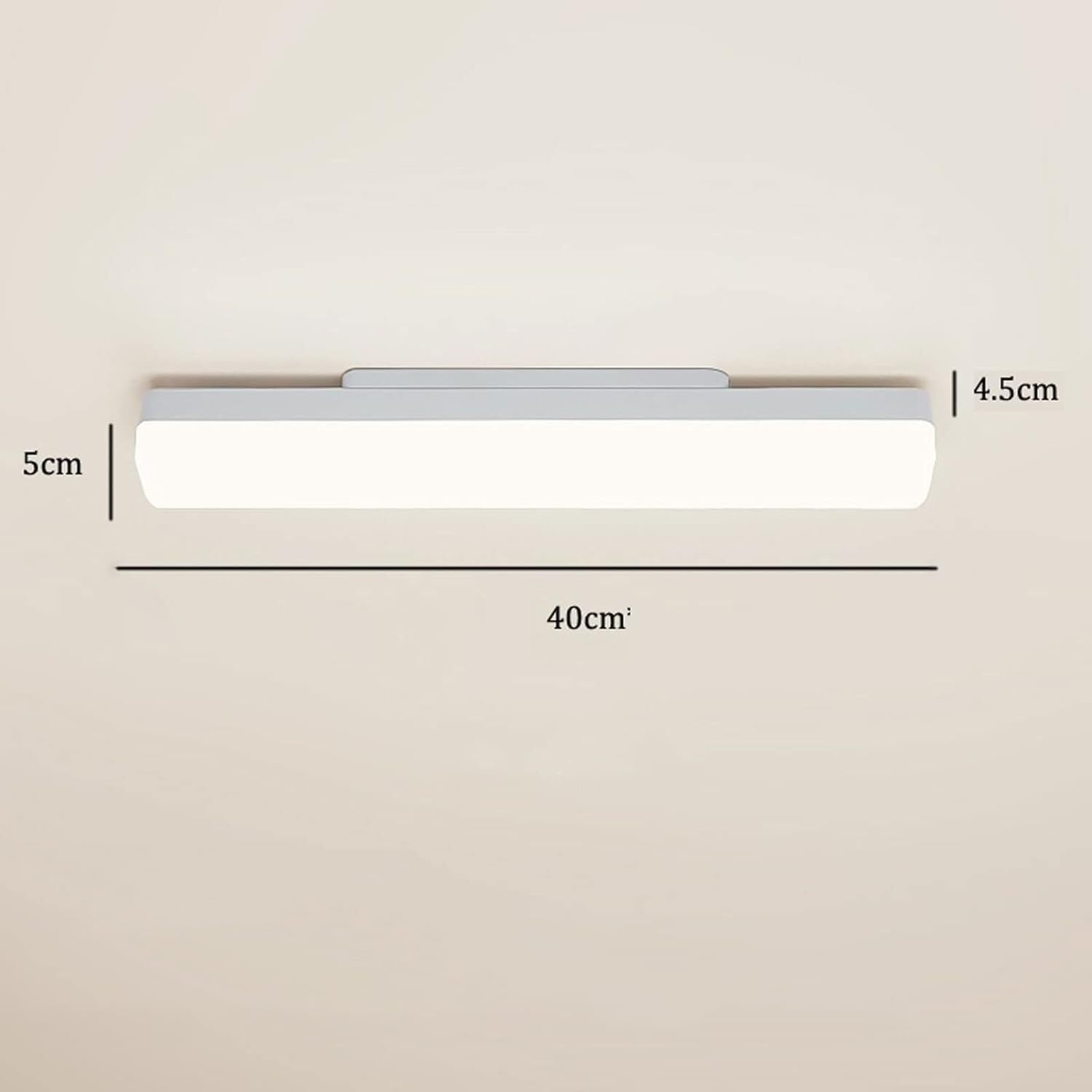 Lampada da bagno 20 cm 40 cm Lampada da parete a LED Lampada da specchio Compatible with bagno Decorazione domestica Lampada da parete da comodino lunga super luminosa(40cm)