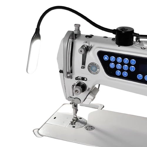 Keetoz Sewing Machine Light, 6W 12 LED's Daylight LED Work Lamp with Flexible Gooseneck Magnetic Mounting Base for Sewing Reading Workbench Small-Black