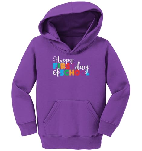 Haase Unlimited Happy First Day Of School - Learning Toddler/Youth Fleece Hoodie2