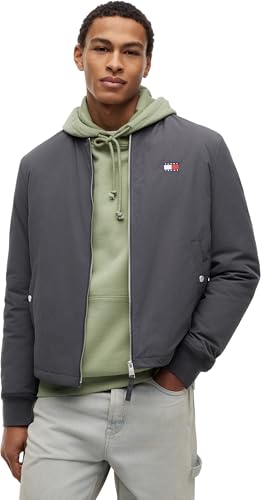 Tommy Jeans Herren Tjm Entry Bomber Jacket Ext DM0DM22845 Bomberjacke, Grau (Washed Black), L – Ansicht 1