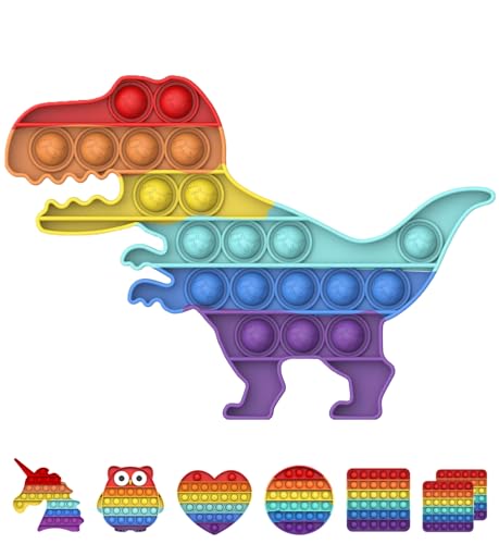 BDwing Push Bubble Sensory Fidget Giocattoli, Estrusione Bolla Giocattoli Sensoriali Educativi Estrusione per Autismo ADHD ADD Bisogno Speciale Antistress Ansia Sollievo Bolle di Estrusione