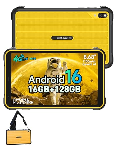 RugKing Pad Pro Rugged Tablet for Camping 8.68 Android 16 16GB+128GB/2TB