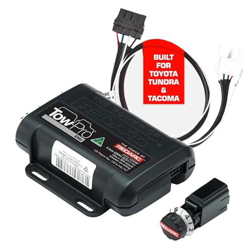 Image of REDARC Tow-Pro Elite Electric Trailer Brake Controller Kit for Toyota Tundra, Tacoma, Dual Braking Modes, Plug and Play Install, 12V /24V Compatible to Tow RV, Camper, Trailer, Boat