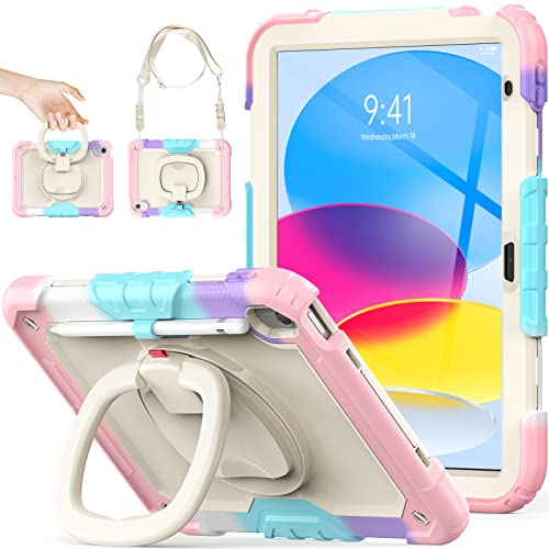 SEYMAC stock iPadP[X A16 11/10 OnhϏՌP[X 11/10.9C`p y[ V_[Xgbv tBtt[(FƂǂ+sN)