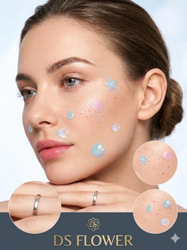 Image of Beautydots Pimple Patches - Hydrocolloid Material with Tea Tree Oil, No Harsh Chemicals, A Mermaid's Dream Design, for Acne Treatment and Blemish Care