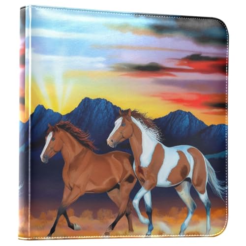 Álbum de Fotos Scrapbook DIY Autoadhesivo Cuero PU 40 Páginas 3 Anillos 11.8x11.2 Pulgadas miniatura 1