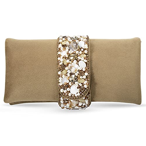 Image of Aheli Clutch Purses Gift for Women Handmade Evening Sling Handbag Stylish Bridal Fashion Bag