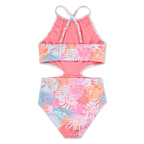 Hurley Girls' 1-Piece Cut Out Swim Suit2
