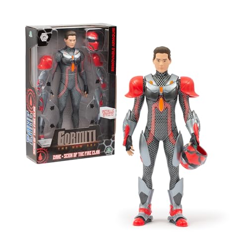 Ya en mundofriki.es: Gormiti - Figura de 27 cm de Zane con Varias Piezas de Armadura, Gormiti de la Nueva Era, Armadura de Quitar y Poner, Brillantes con Acabados Metálicos, 9 Puntos de Articulación, Famosa (GRV03400)