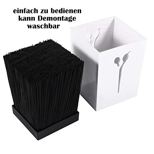 Ciseaux support de coiffure blanc pour organiser votre coiffeuse à la maison