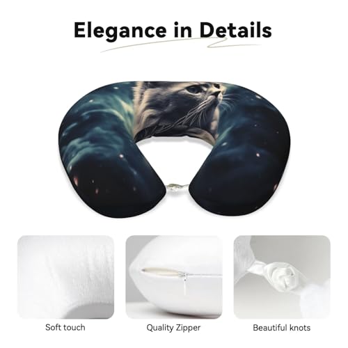 Almohada de espuma viscoelástica para cuello cómodo miniatura 3