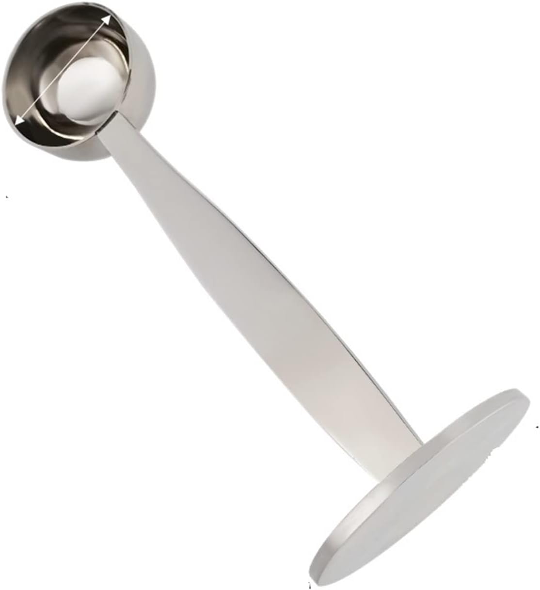 Coffee Scoops Stainless Steel Stand Tamper Spoon Tools 2 In 1 Coffee Scoop Portable Powder Measuring Scoops
