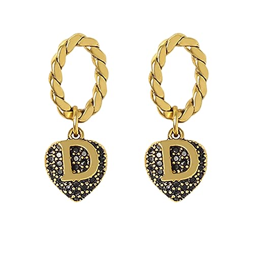 EXTREE Rhinestone Valentine's Day Earrings for women,Emerald Ruby Gold Silver Design Earrings A032