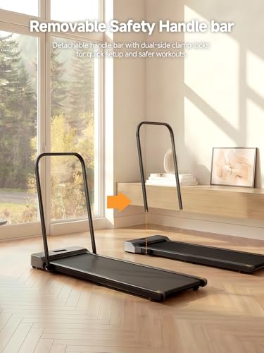 Image of WalkingPad Foldable Walking Pad Treadmill with Handle Bar Under Desk