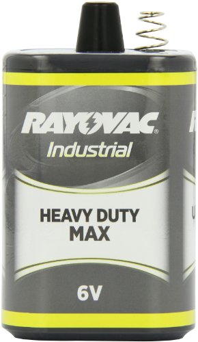 image for Rayovac 6-Volt Industrial Heavy-Duty Maximum Lantern Battery with Spri