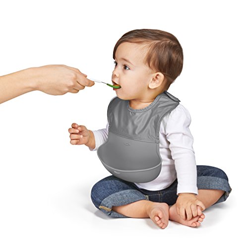 Oxo Tot Roll- Up Bib 2-Pack Gray/Teal #TOP6