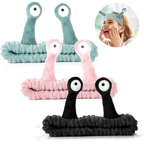 Molain Coral Fleece Snail Headband Set Cover