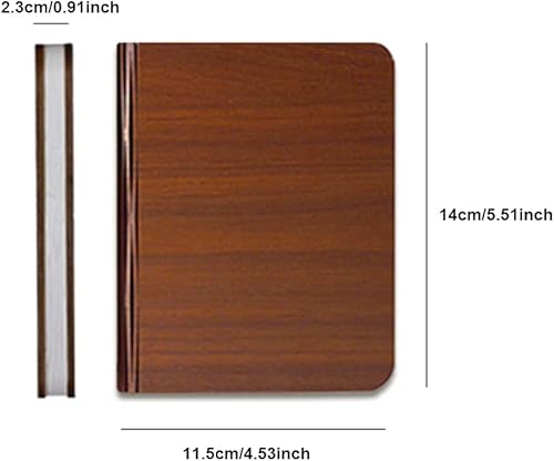 Miniatura 2 de Lámpara de libro plegable novedad lámpara de mesa de madera portátil luz de escritorio LED linterna de papel con USB recargable para regalo