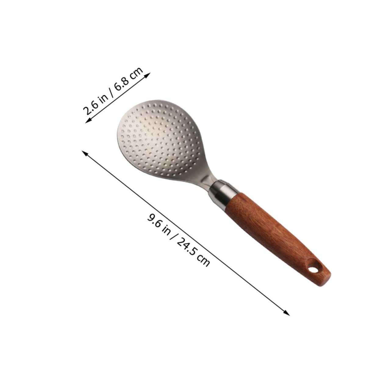 GRIRIW Rice Paddle for Kitchen Table Centerpieces Stainless Steel Rice Scooper Spoon