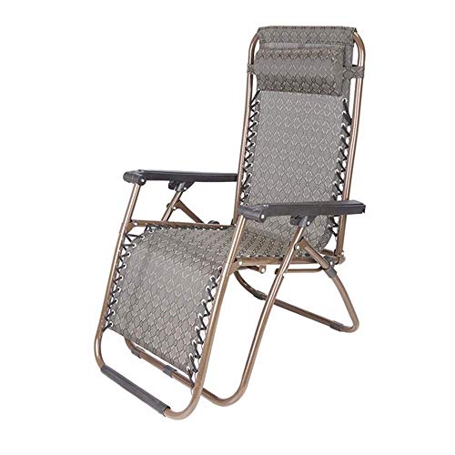Chaise de jardin réglable idéale pour le camping et la plage